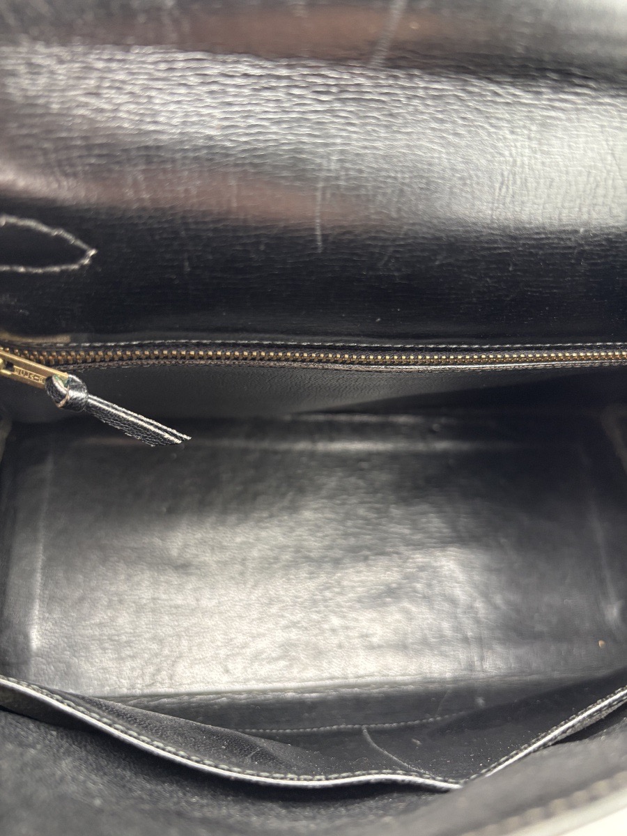 Sac Hermès Kelly 28 en cuir Box-photo-4