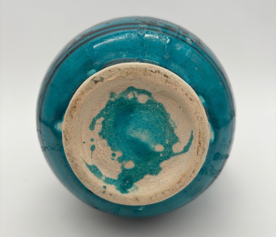 Turquoise-glazed Earthenware Pitcher, In The Style Of Persian Ceramics.-photo-5