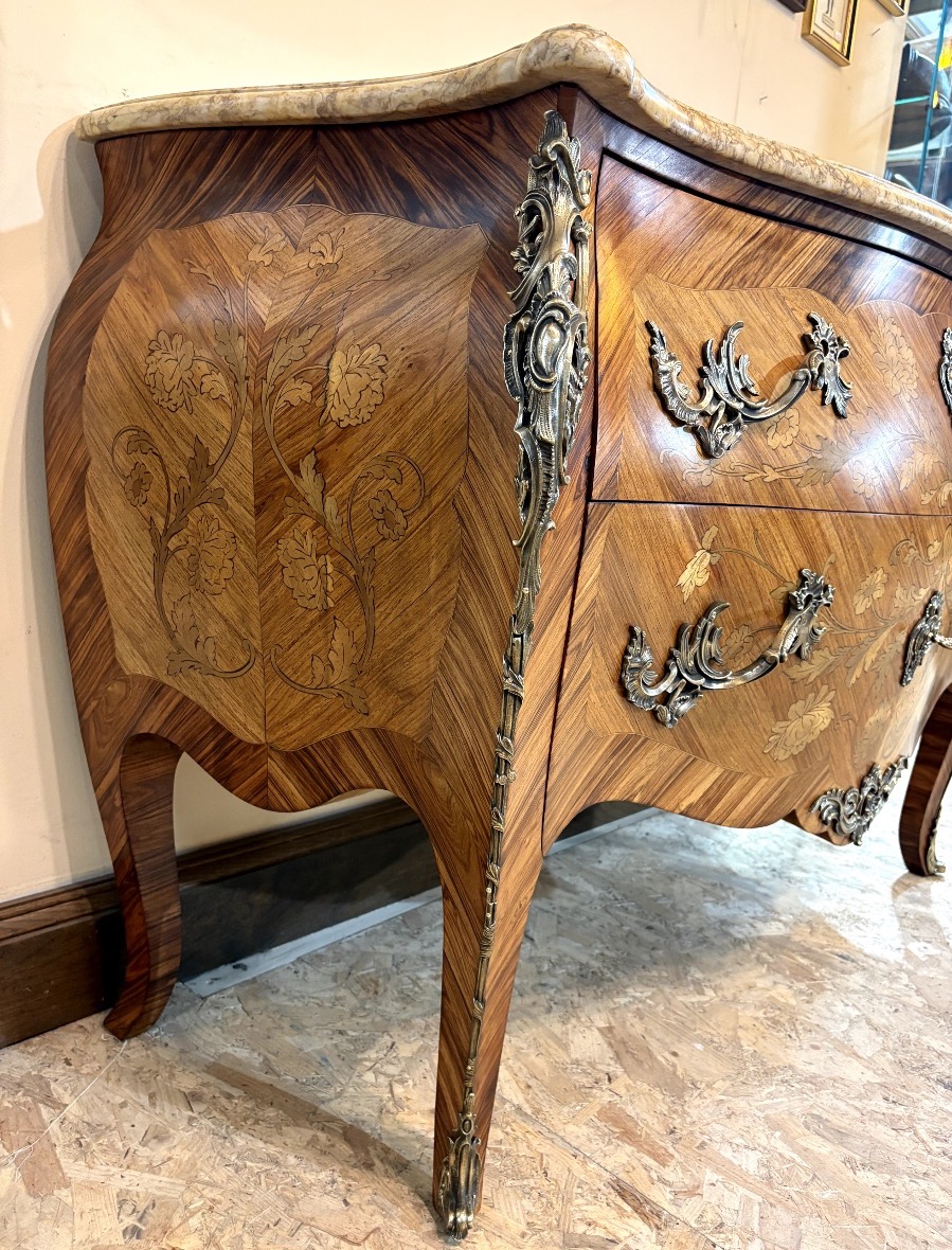 Louis XV-style Chest Of Drawers - 20th Century  -photo-2