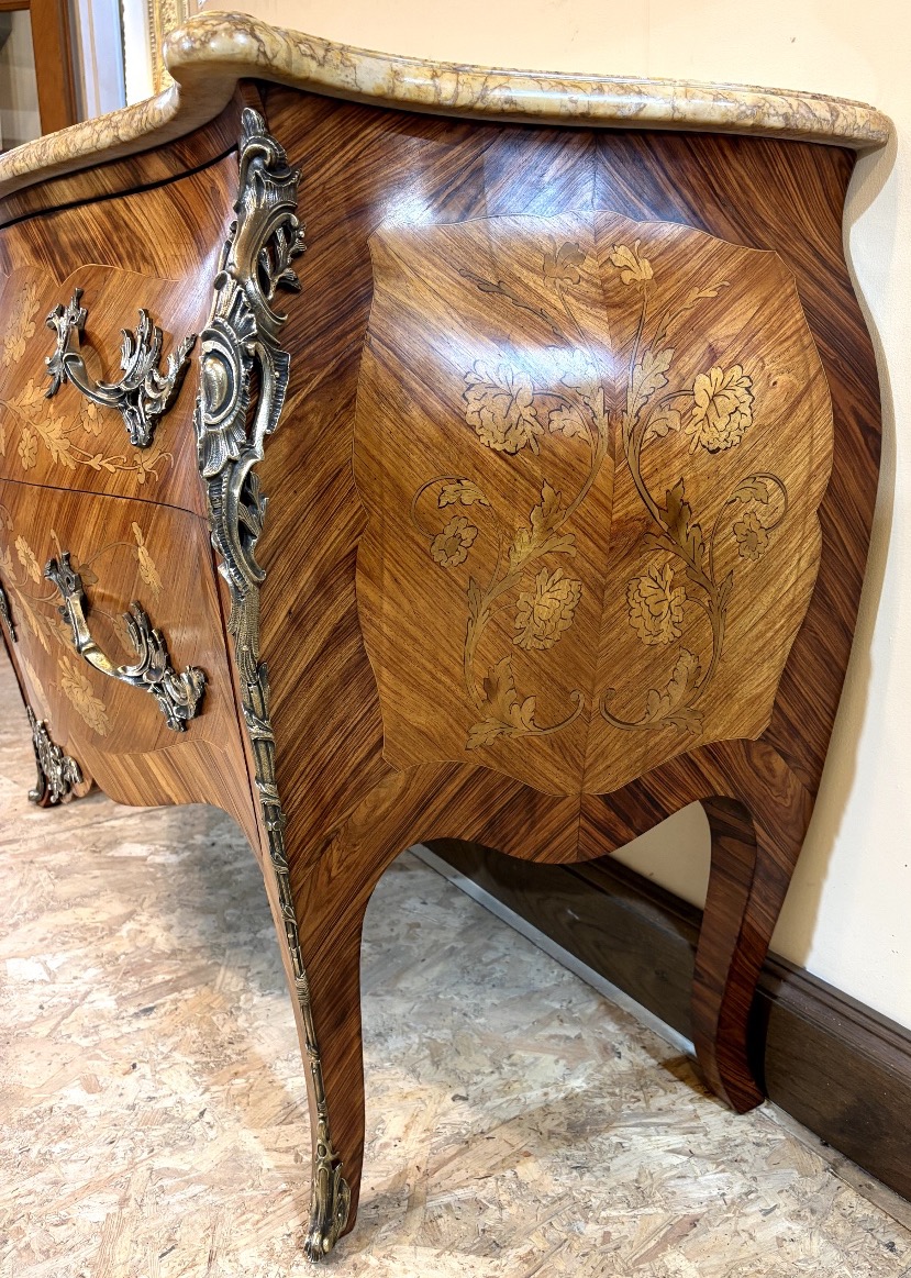 Louis XV-style Chest Of Drawers - 20th Century  -photo-4