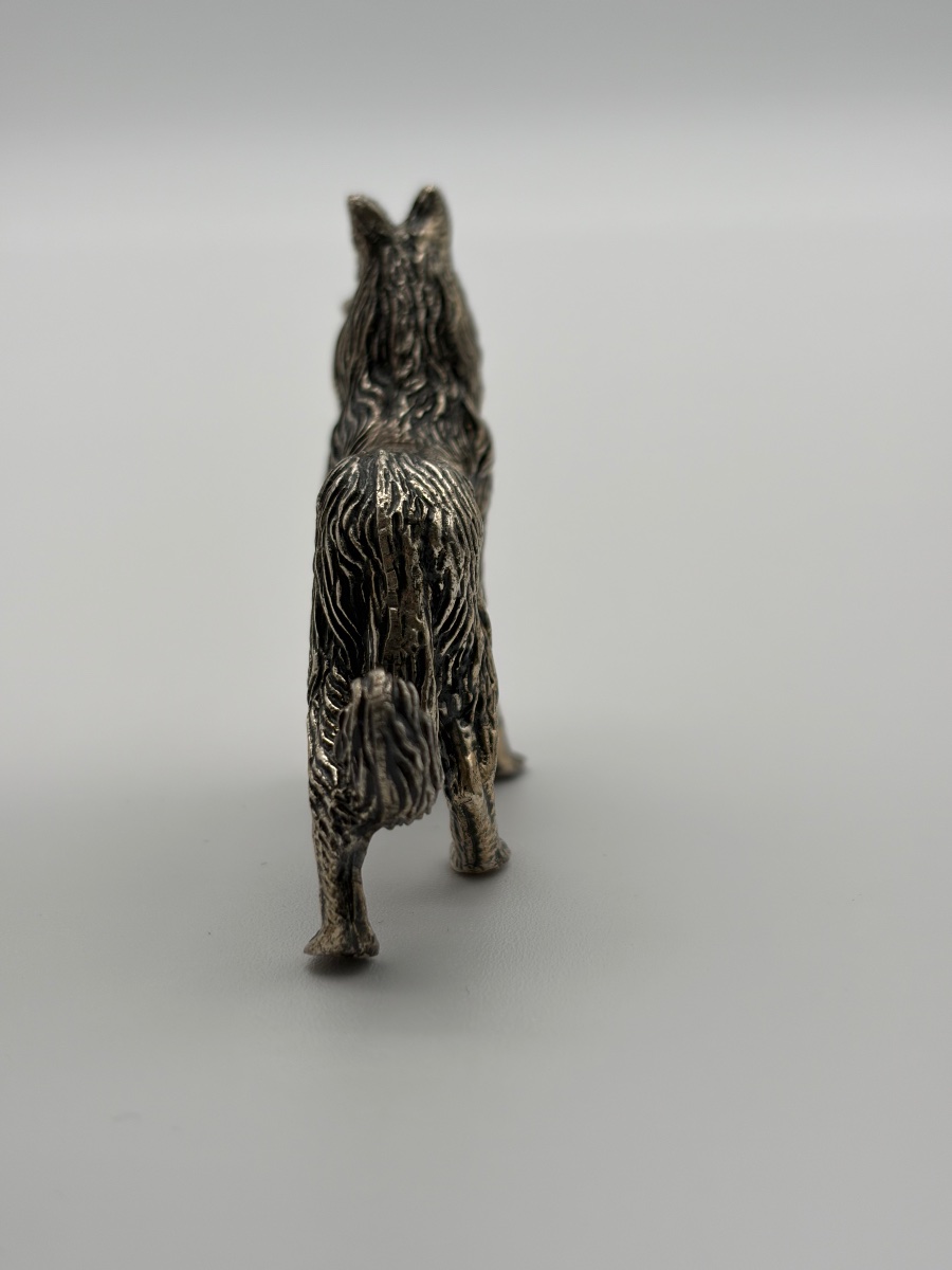 925 Sterling Silver Dog Figurine - Kühn-photo-3