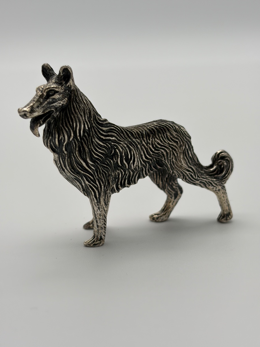 925 Sterling Silver Dog Figurine - Kühn