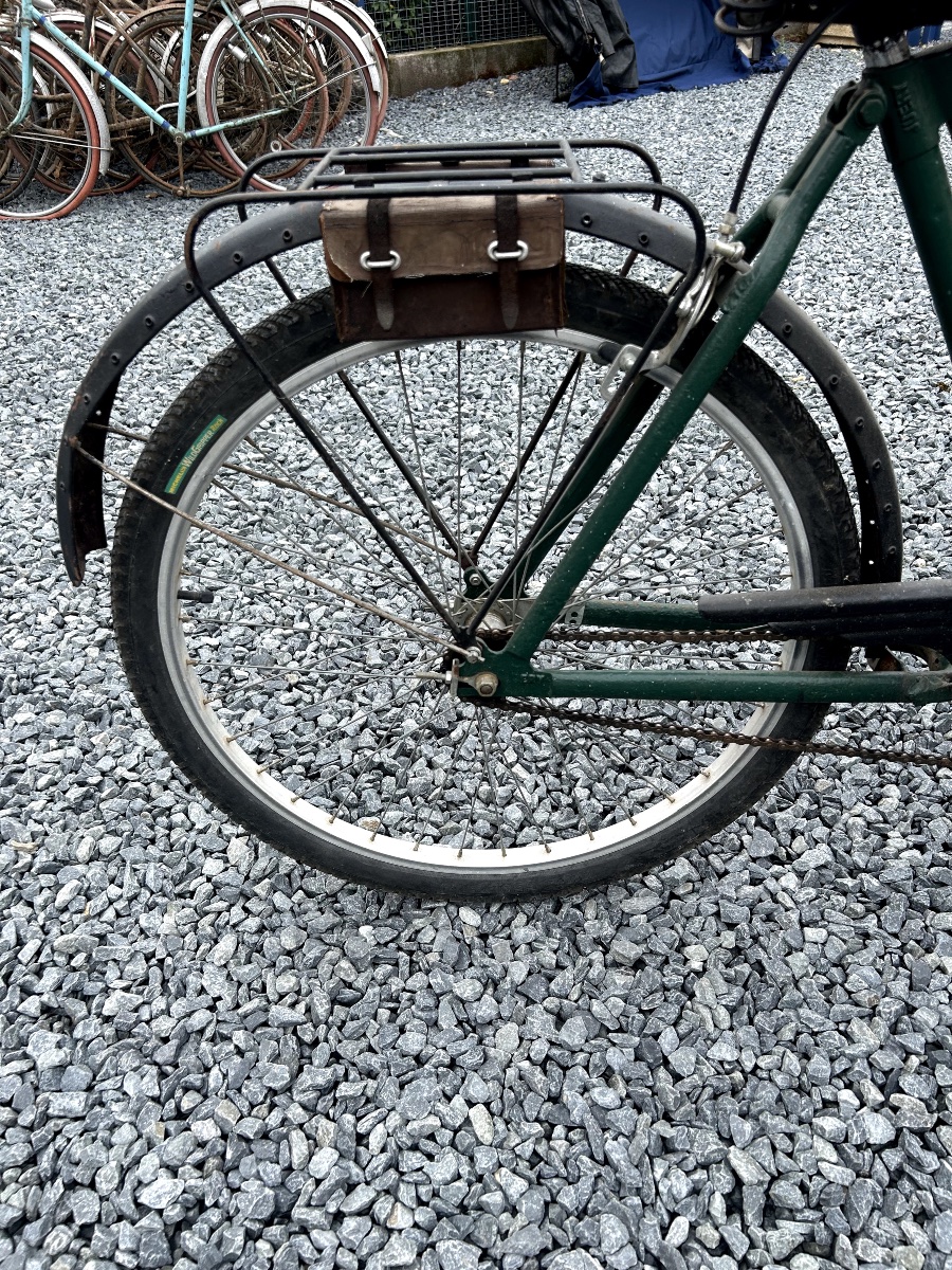 Triporteur des années 1920 de la marque JUERY / Ancien vélo utilitaire de marchand ambulant-photo-4