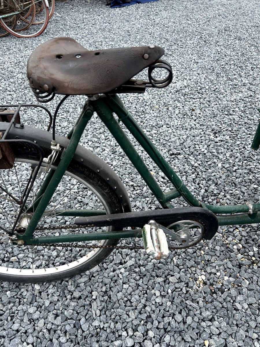 Triporteur des années 1920 de la marque JUERY / Ancien vélo utilitaire de marchand ambulant-photo-7