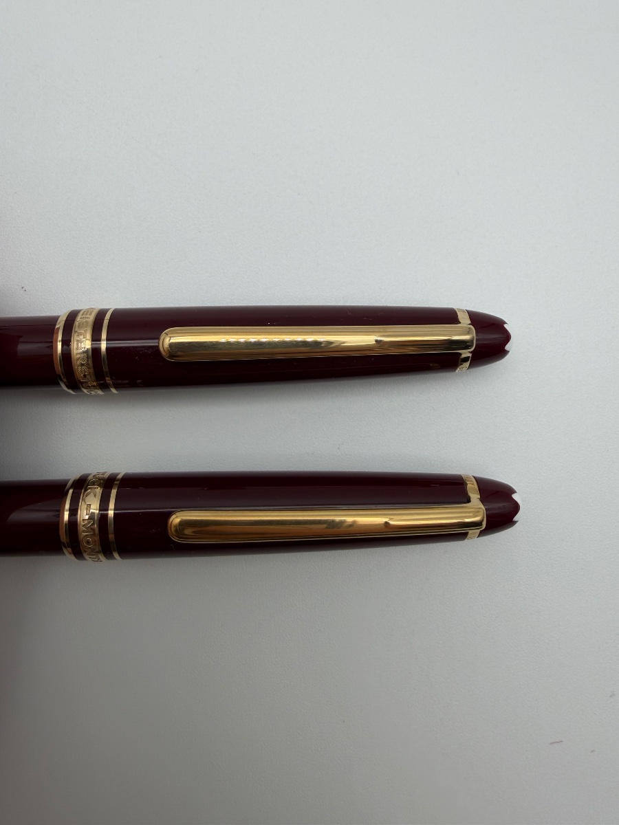 Montblanc Meisterstück Mechanical Pencil And Ballpoint Pen Set With A Leather Case -photo-3