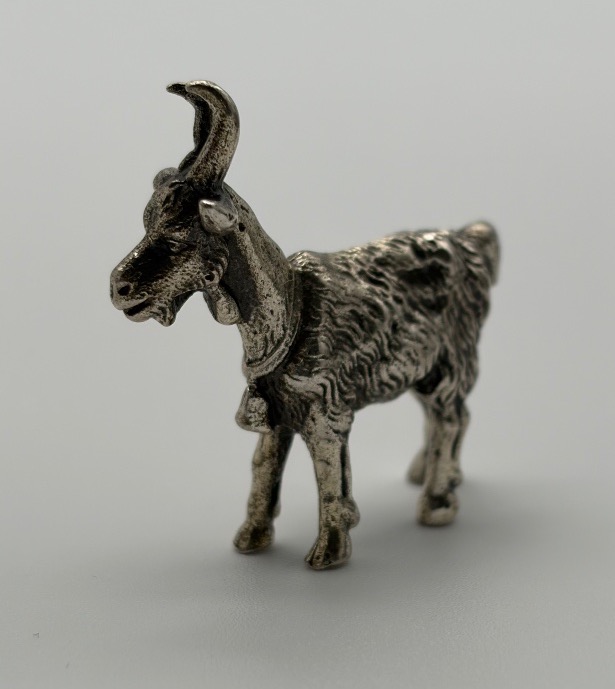 Figurine de chèvre en argent 925 - Kühn-photo-1