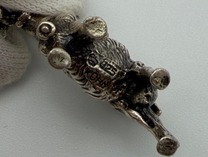 Figurine de chèvre en argent 925 - Kühn-photo-3