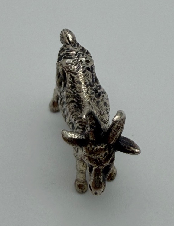 Figurine de chèvre en argent 925 - Kühn-photo-4