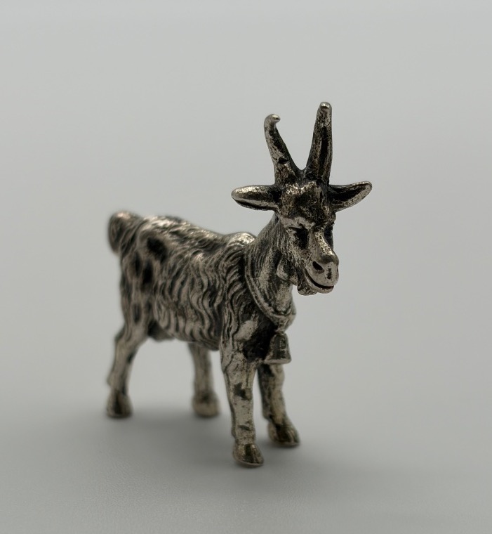 Figurine de chèvre en argent 925 - Kühn