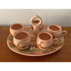 Longwy Earthenware Cream Set