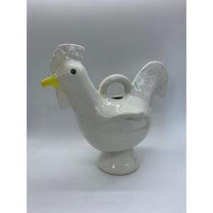 Gien - Earthenware Rooster Pitcher