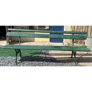 Banc de jardin art nouveau