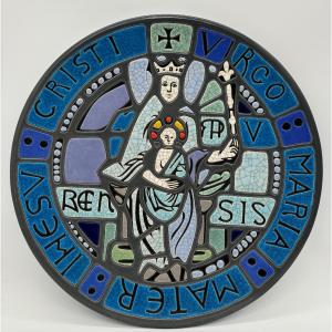 Emaux des Récollets Longwy - Plat millénaire de la cathédrale Sainte-Marie de Verdun