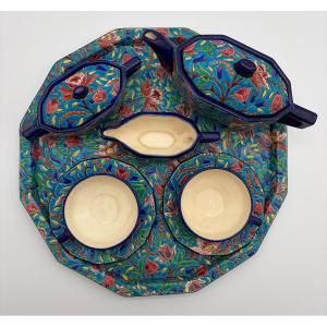 Face-to-face In Longwy Enamels