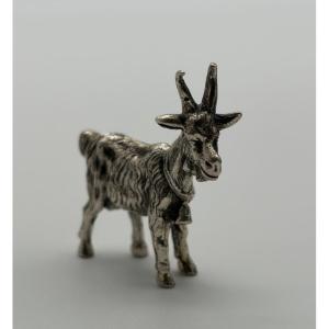 Figurine de chèvre en argent 925 - Kühn