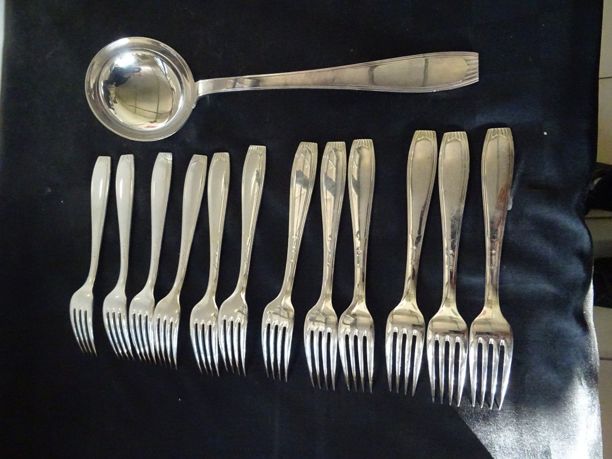 Alfenide Silver Plated Cutlery Set 37 Pieces-photo-5