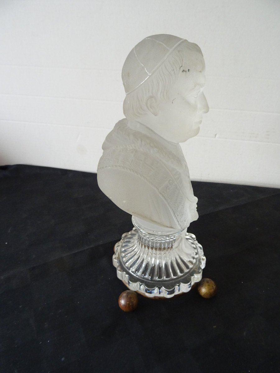 Bust Of Pius IX In Baccarat Crystal-photo-6