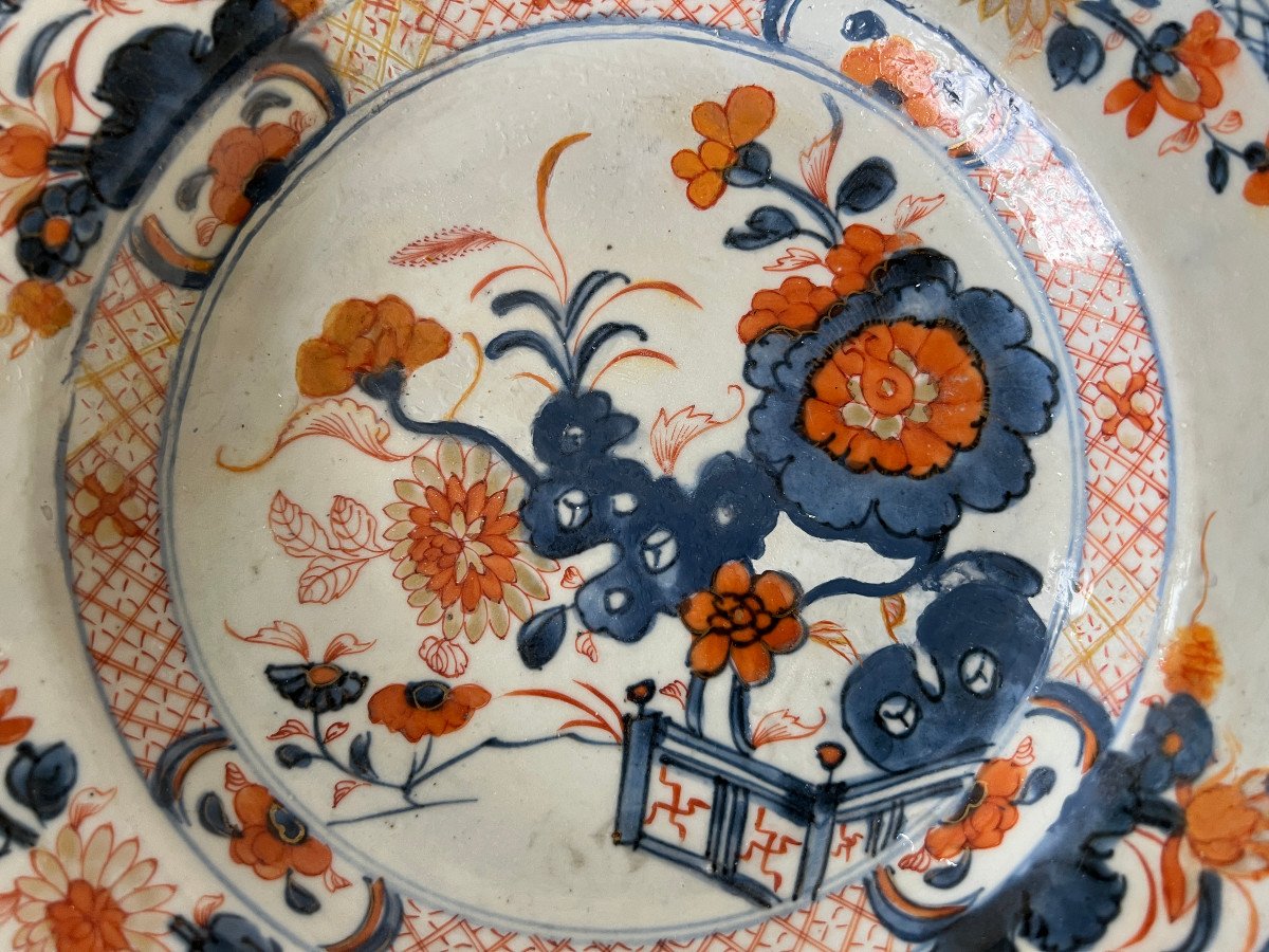 China Hollow Plate Imari Decor, Cie Des Indes XVIII C-photo-3
