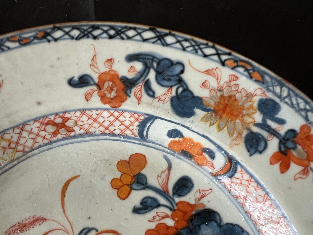 China Hollow Plate Imari Decor, Cie Des Indes XVIII C-photo-4