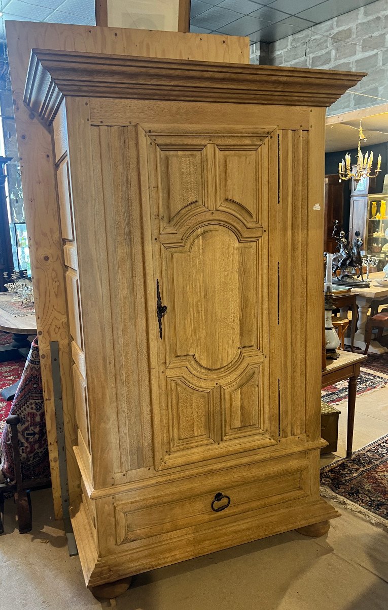 Bonnetière De Style Louis XIV , Bois Décapé-photo-1