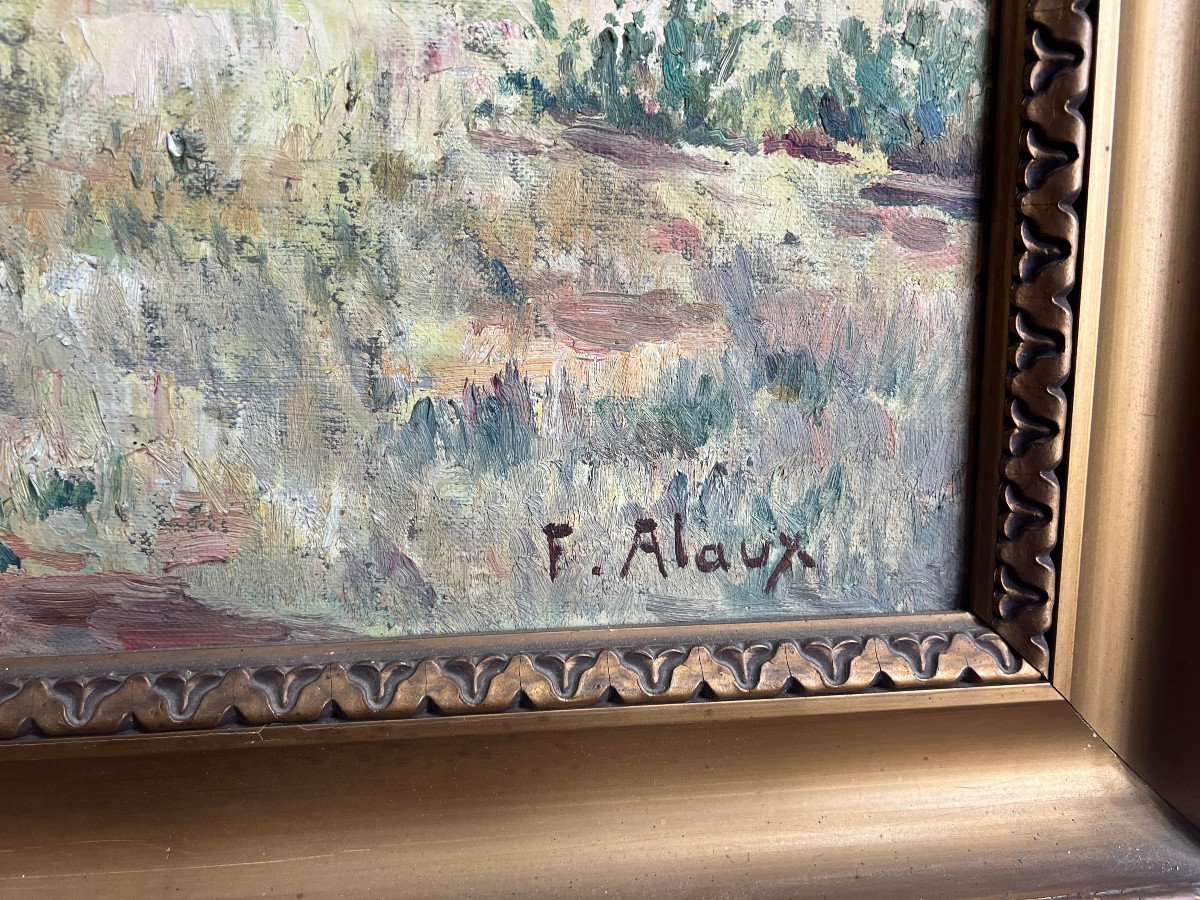 Alaux Paintings Oil-on-canvas Framed Olivier De La Ciotat -photo-3