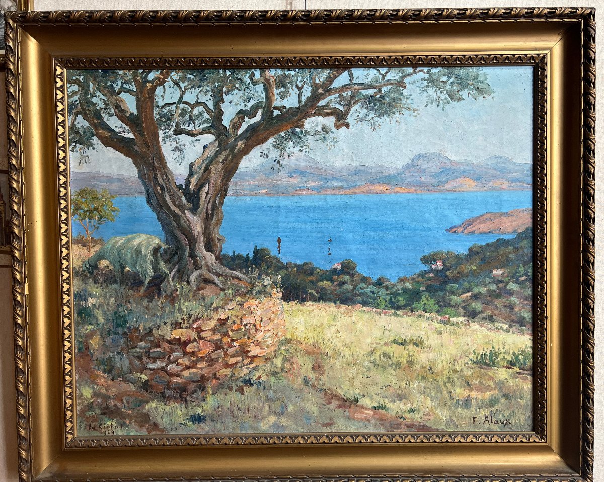 Alaux Paintings Oil-on-canvas Framed Olivier De La Ciotat 