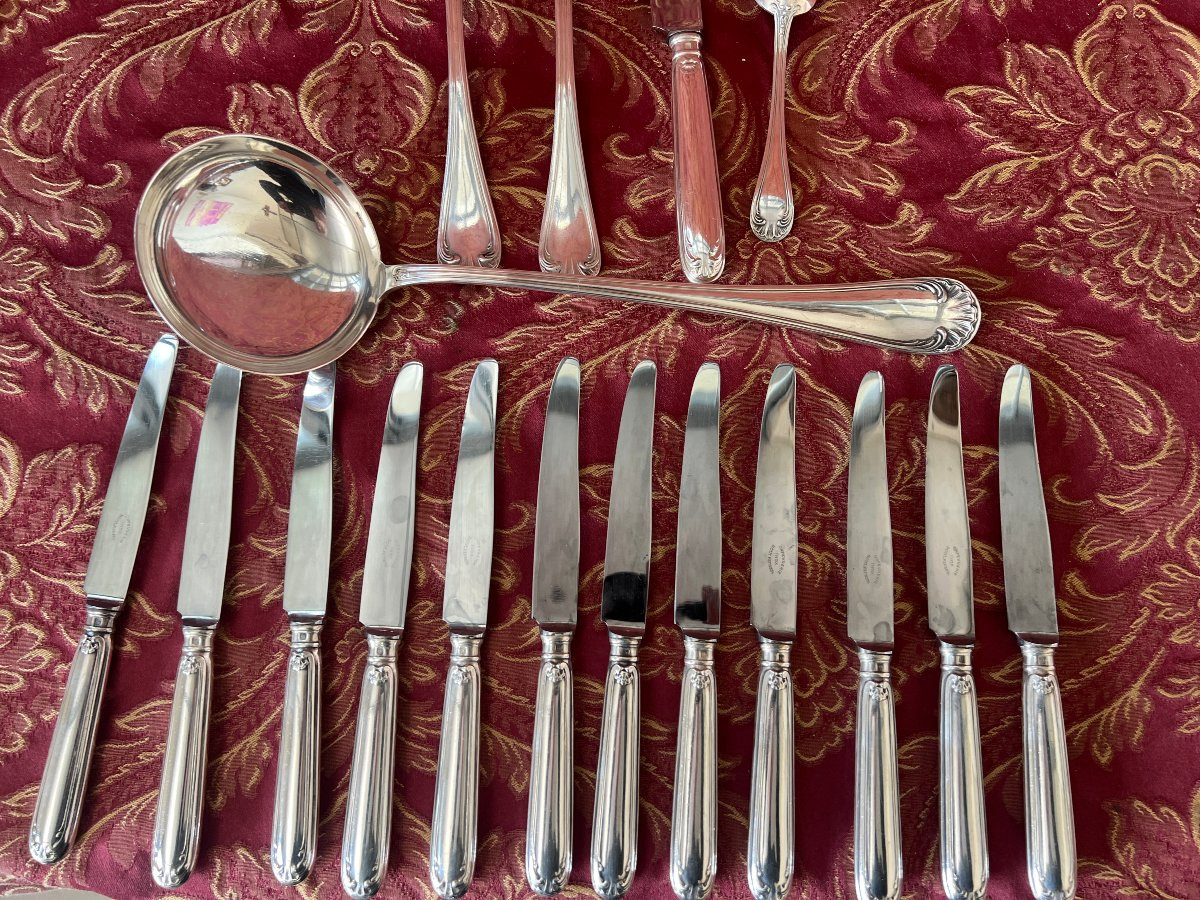 Boulenger 61-piece Silver Metal Cutlery Set-photo-1