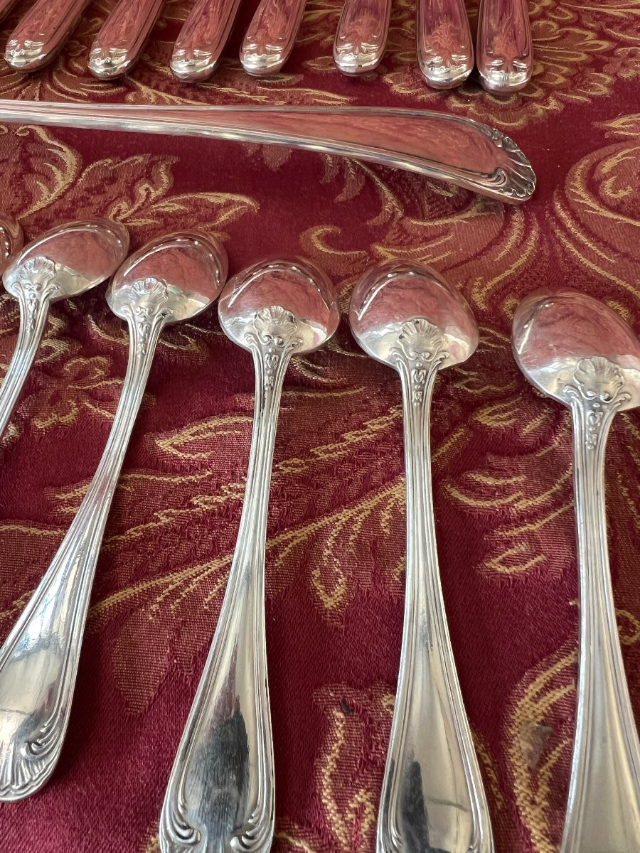 Boulenger 61-piece Silver Metal Cutlery Set-photo-2