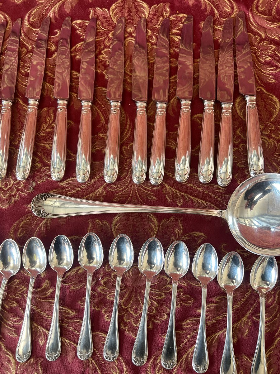 Boulenger 61-piece Silver Metal Cutlery Set-photo-4