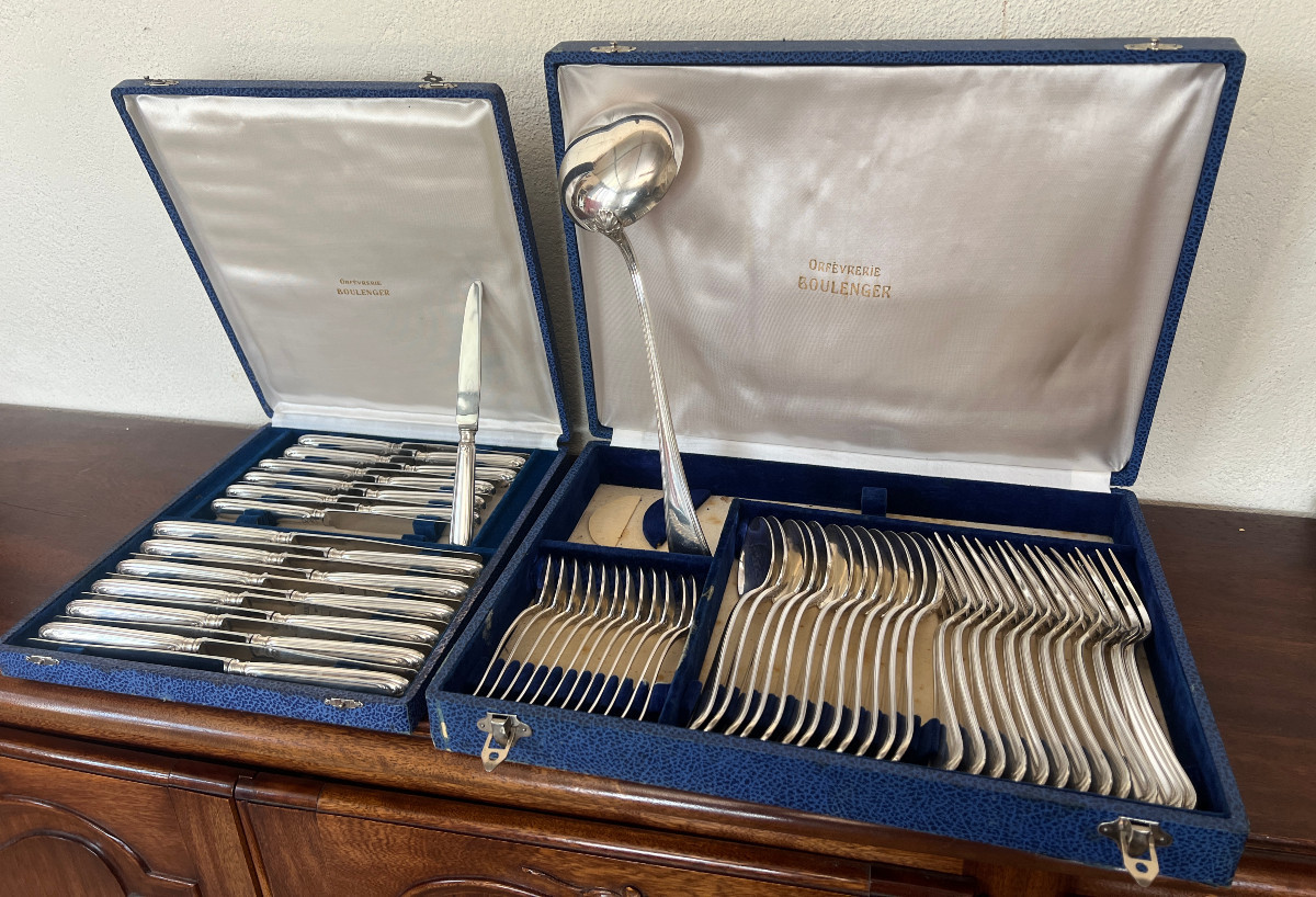 Boulenger 61-piece Silver Metal Cutlery Set