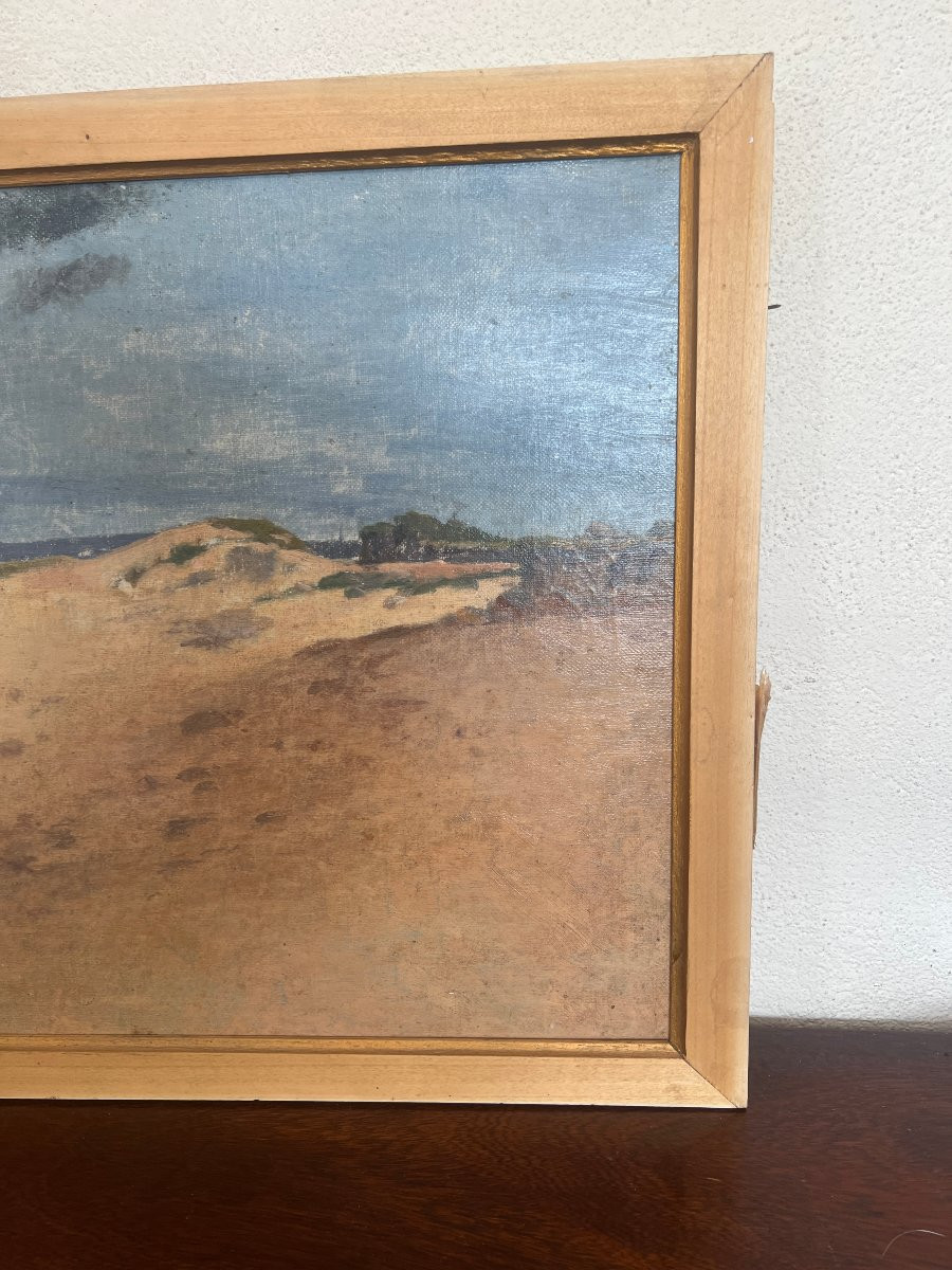 Tableau Huile-sur-toile Paysage , Au bord de l'Atlantique-photo-5