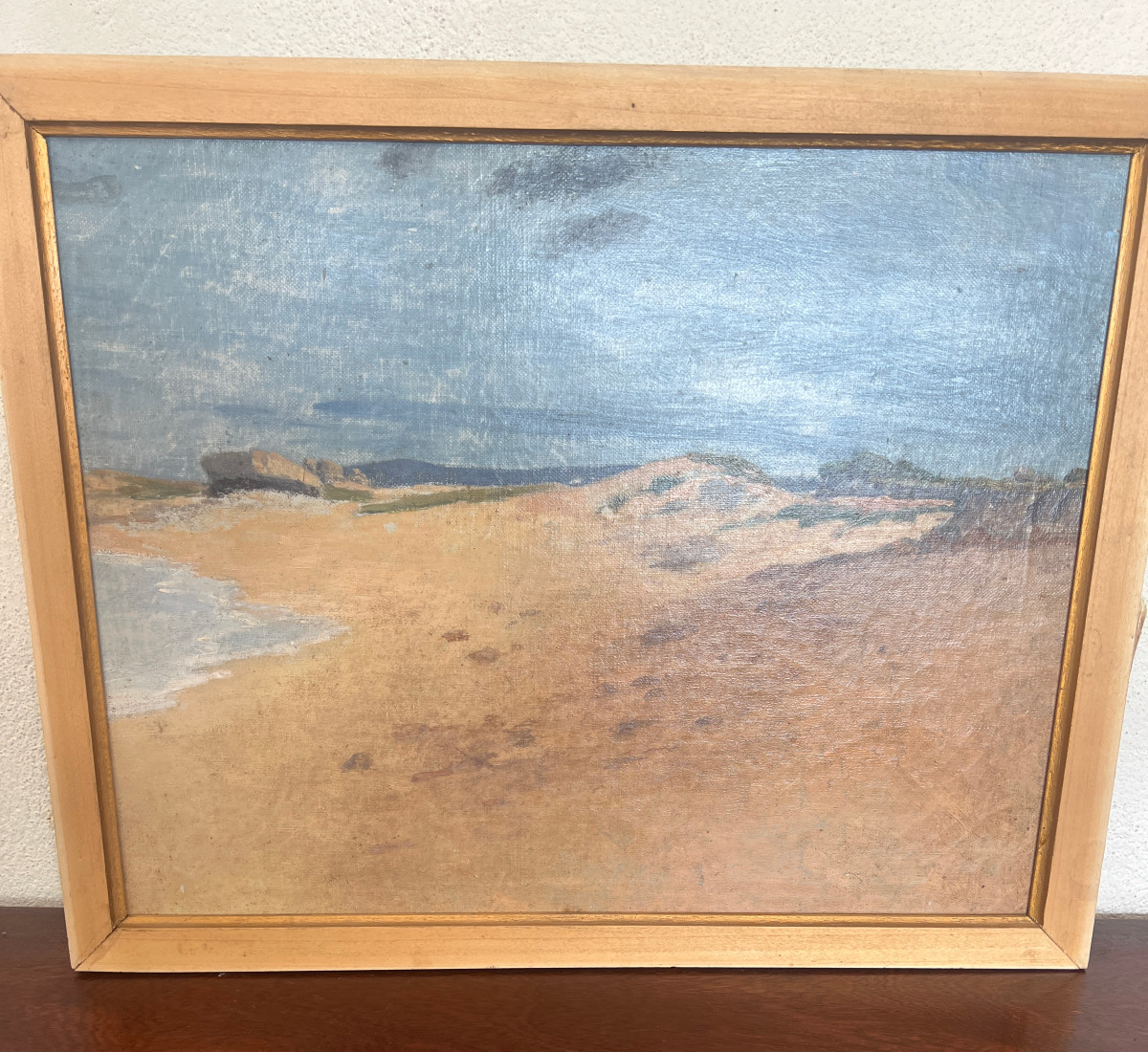 Tableau Huile-sur-toile Paysage , Au bord de l'Atlantique