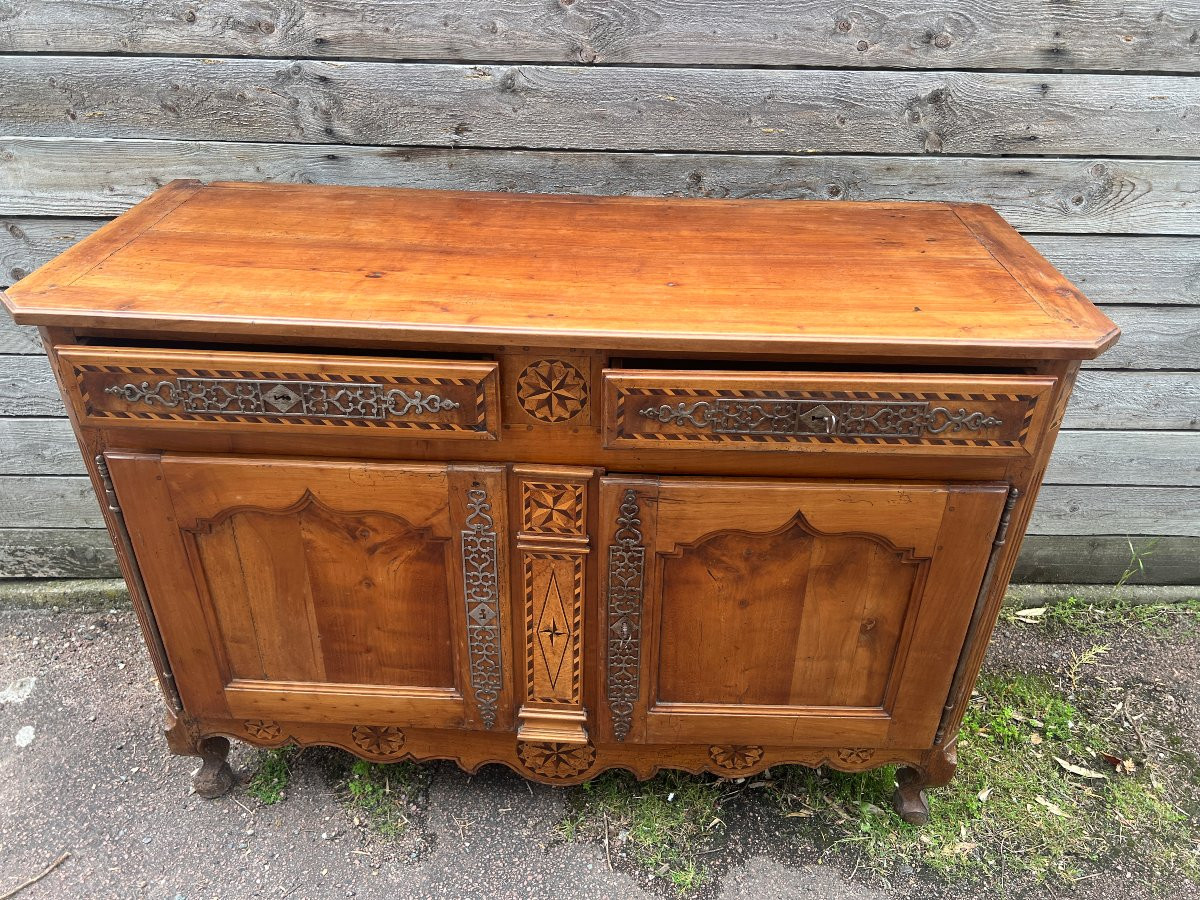 Louis XV Saintongeais Style Low Sideboard-photo-2