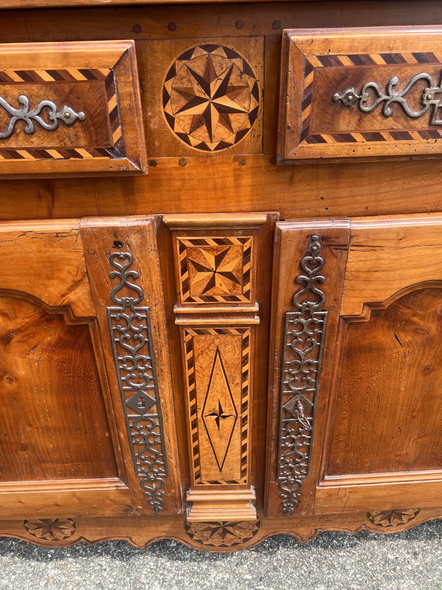 Louis XV Saintongeais Style Low Sideboard-photo-5