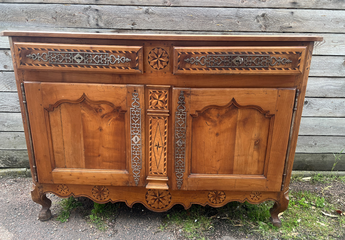 Louis XV Saintongeais Style Low Sideboard