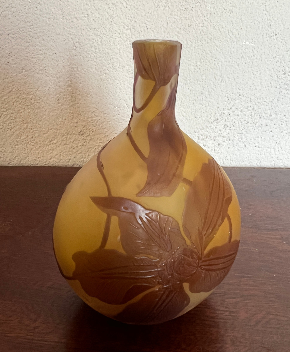 Vase soliflore Gallé 