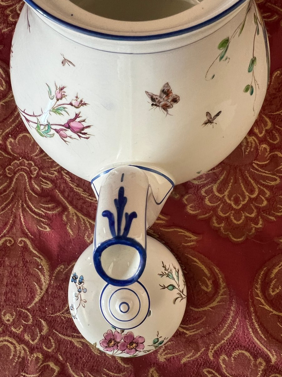 Fine Earthenware Teapot, Nella, Vieillard, Bordeaux-photo-8