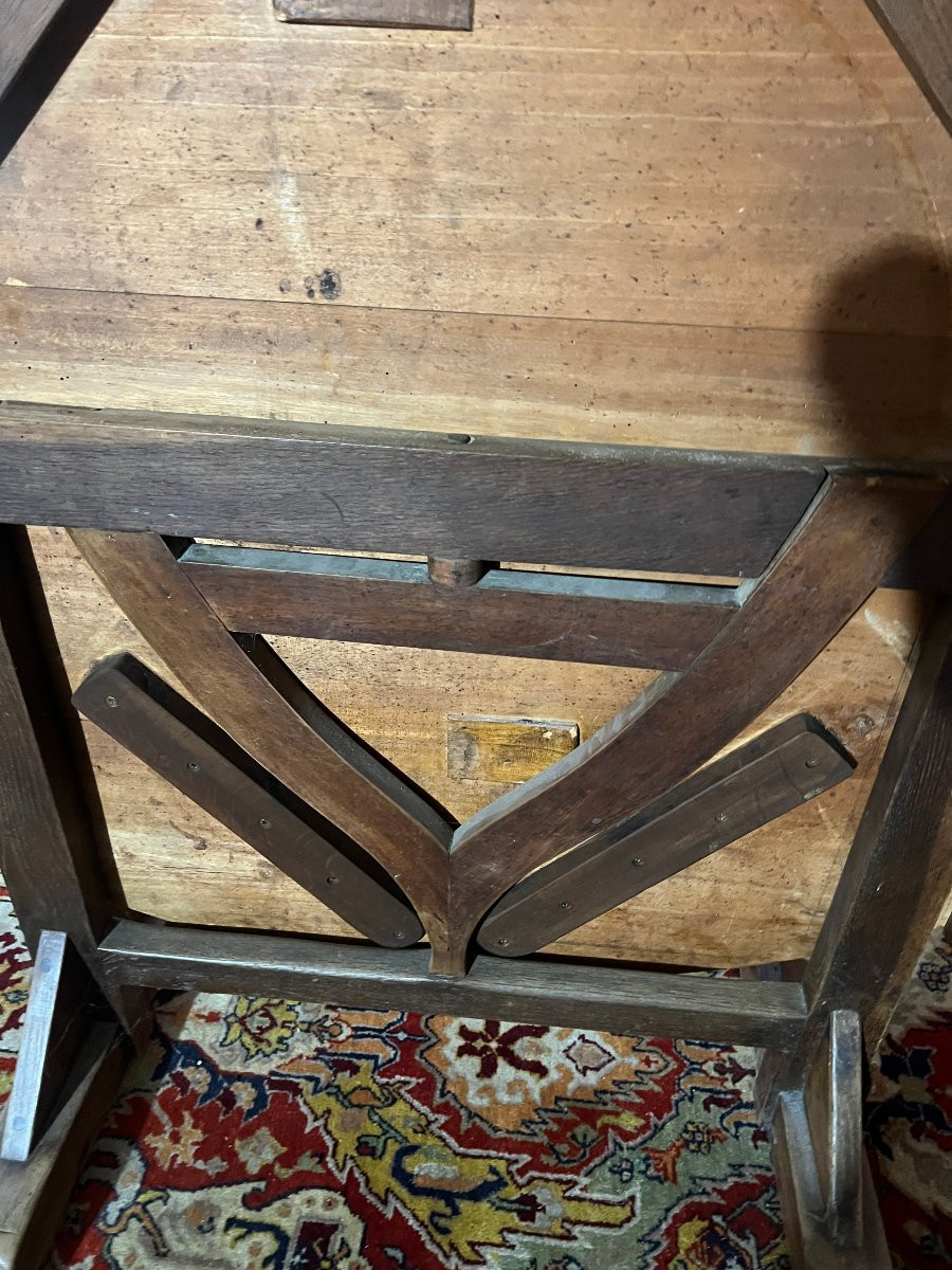 Oval Harvest Table, Natural Wood-photo-2