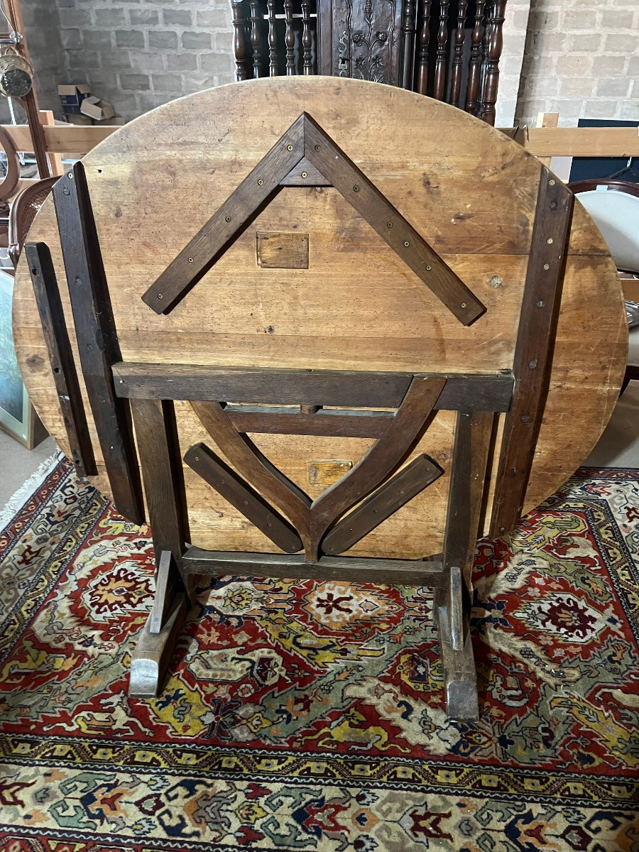 Oval Harvest Table, Natural Wood-photo-3