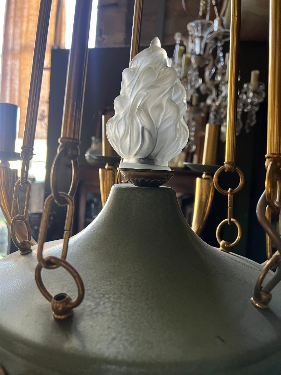 Lustre de Style Empire .XX S.Maison Terras-photo-1