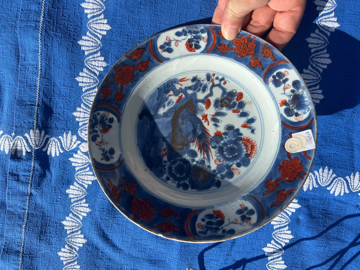 Deep Plate, Japanese Imari Decoration, China, 18th Century-photo-2