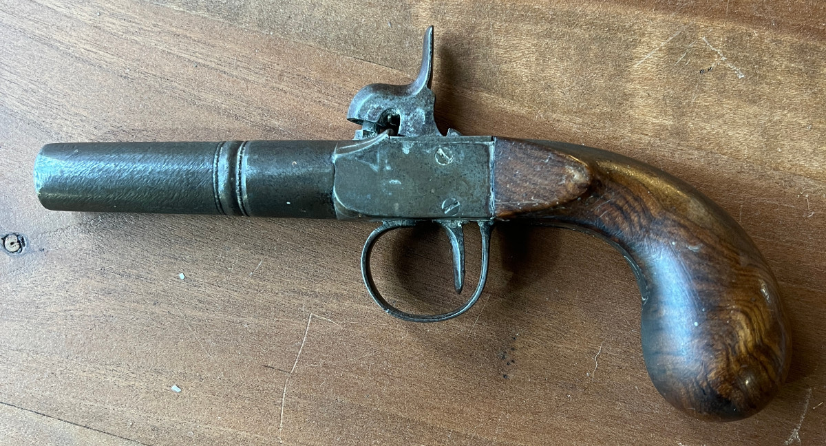 Pistolet à percussion, XIX S