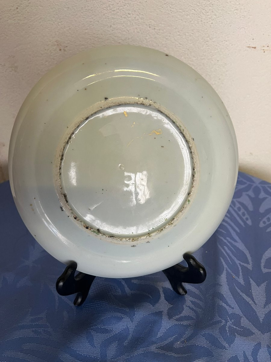 Assiette Canton , porcelaine de Chine, XIX S. Ø21 cm-photo-5