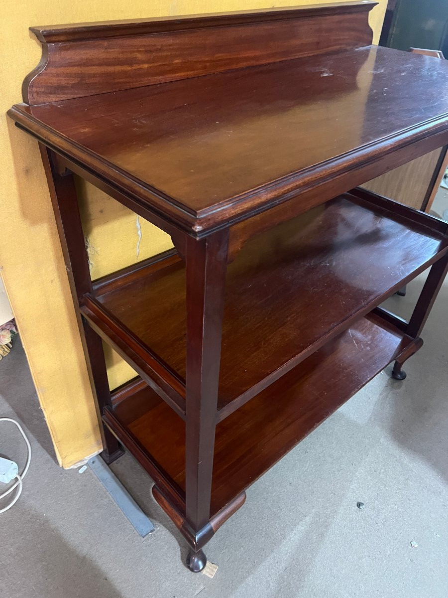 English Mahogany Sideboard, 3 Tiers, 19th Century-photo-4