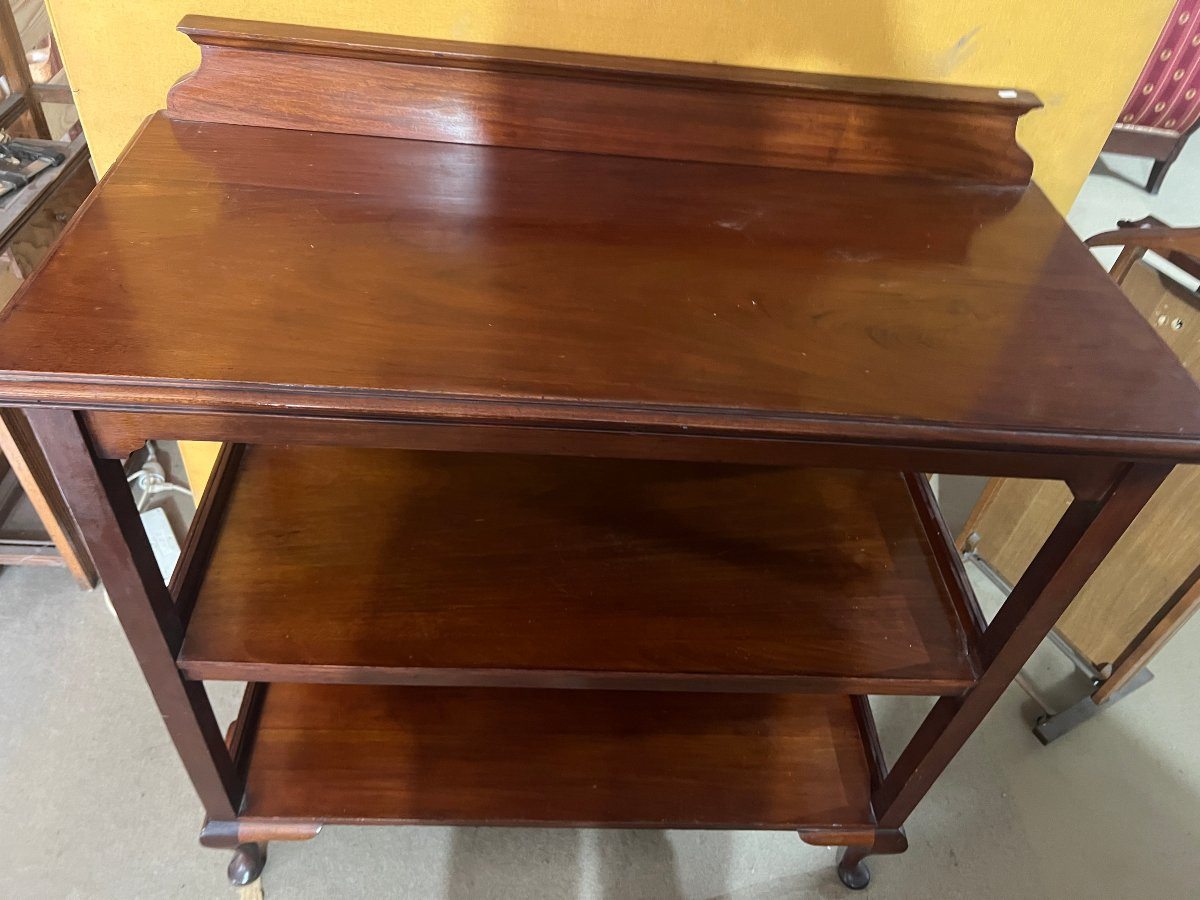 English Mahogany Sideboard, 3 Tiers, 19th Century-photo-1
