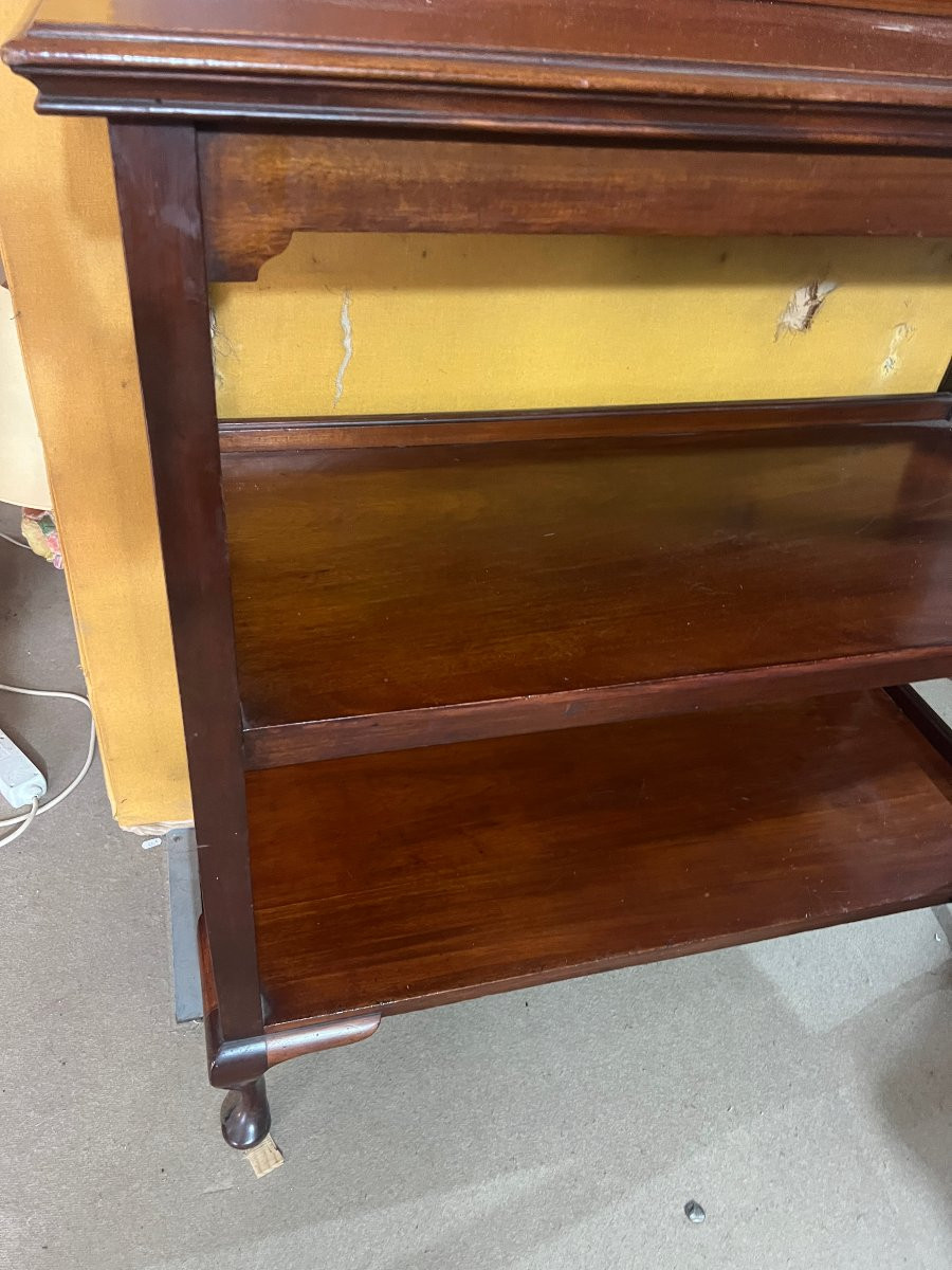 English Mahogany Sideboard, 3 Tiers, 19th Century-photo-2