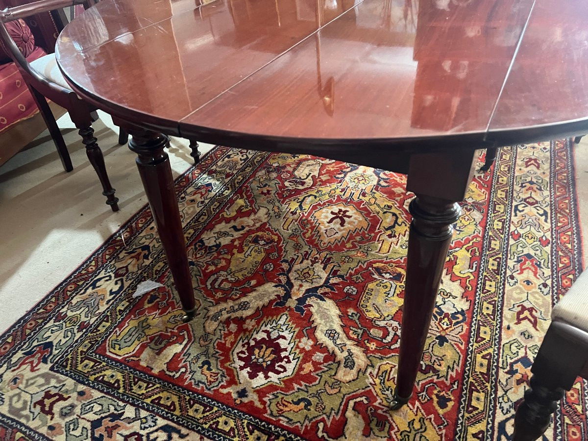 Table à volets en acajou quatre pieds de style Directoire-photo-2