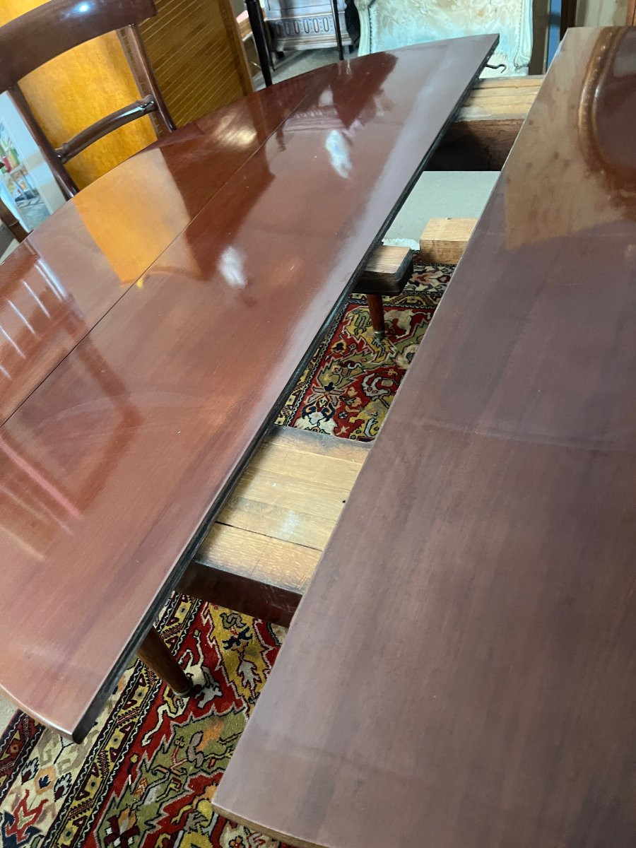 Table à volets en acajou quatre pieds de style Directoire-photo-4