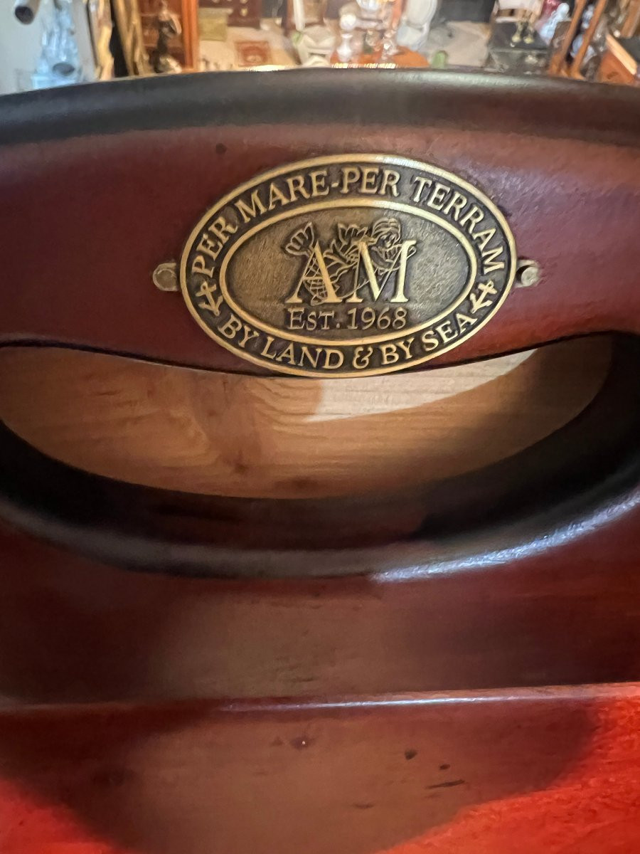 English Mahogany Marine Table -photo-5