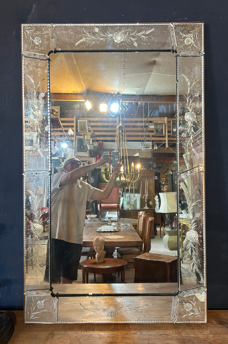 Rectangular Venetian Mirror